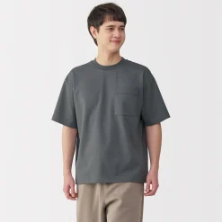 Hauts Et T‐Shirts^Muji T‐shirt Cool Touch à poche coupe Relax pour homme