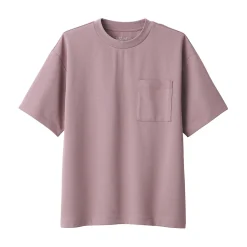 Hauts Et T‐Shirts^Muji T‐shirt Cool Touch à poche coupe Relax pour homme.