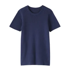 Hauts Et T‐Shirts|Sous‐Vêtements^Muji T-shirt en coton biologique hautement torsadé pour femme