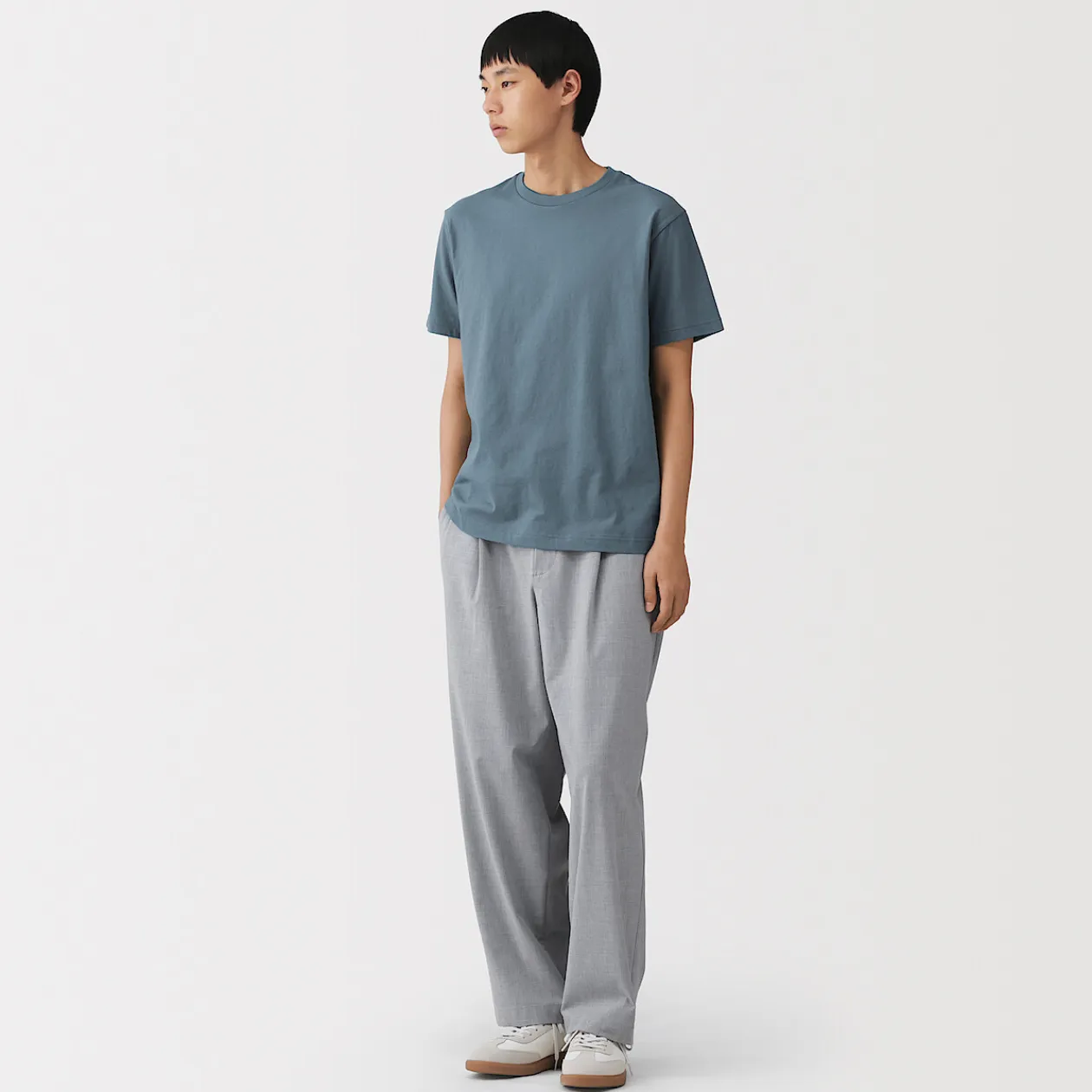 Hauts Et T‐Shirts^Muji T‐shirt en coton col rond manches courtes homme