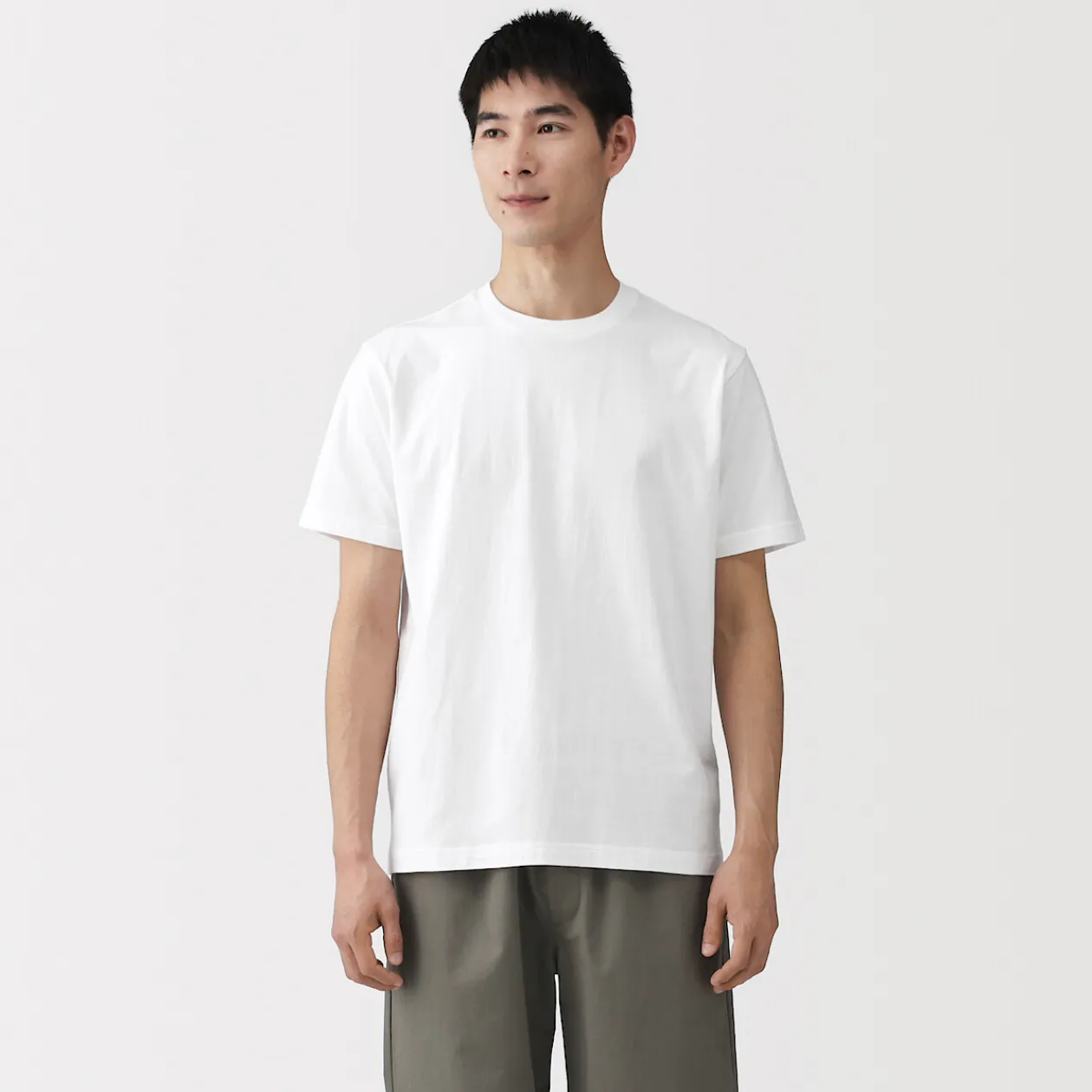 Hauts Et T‐Shirts^Muji T‐shirt en coton col rond manches courtes homme
