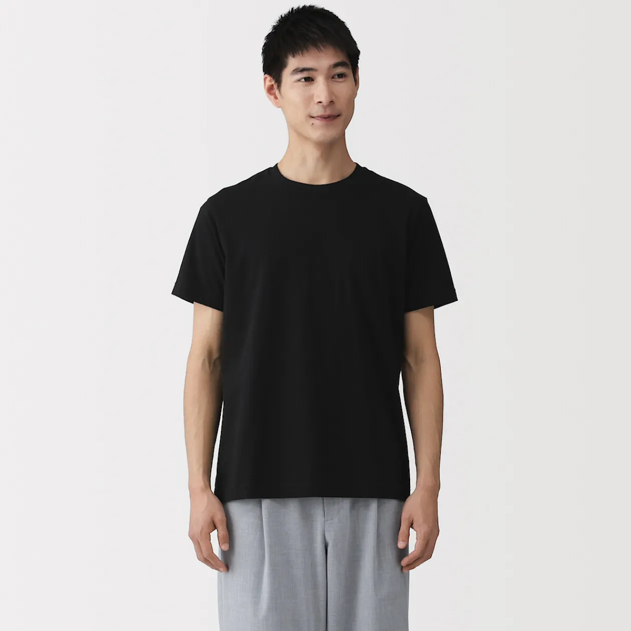 Hauts Et T‐Shirts^Muji T‐shirt en coton col rond manches courtes homme