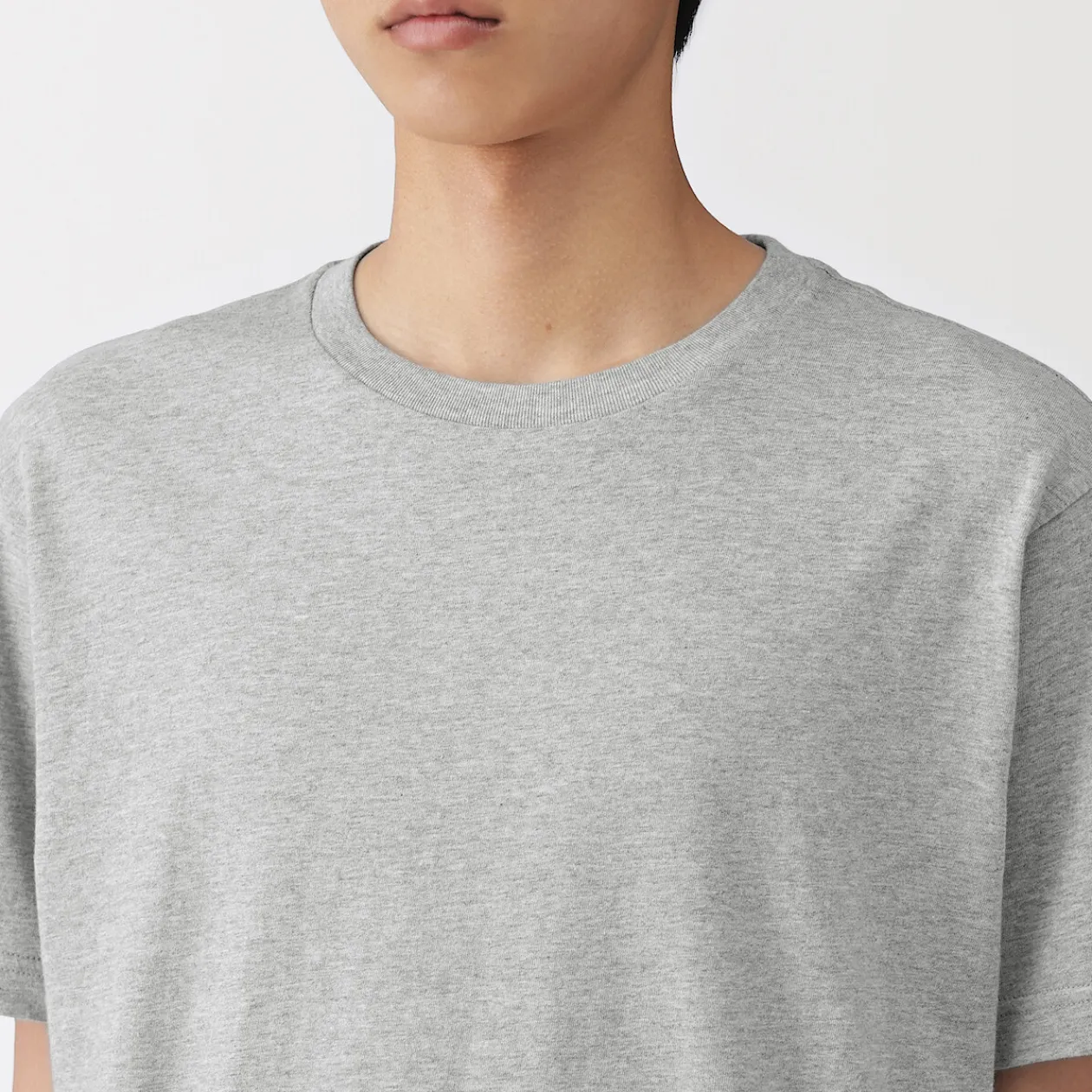 Hauts Et T‐Shirts^Muji T‐shirt en coton col rond manches courtes homme
