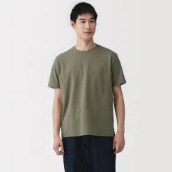 Hauts Et T‐Shirts^Muji T‐shirt en coton col rond manches courtes homme