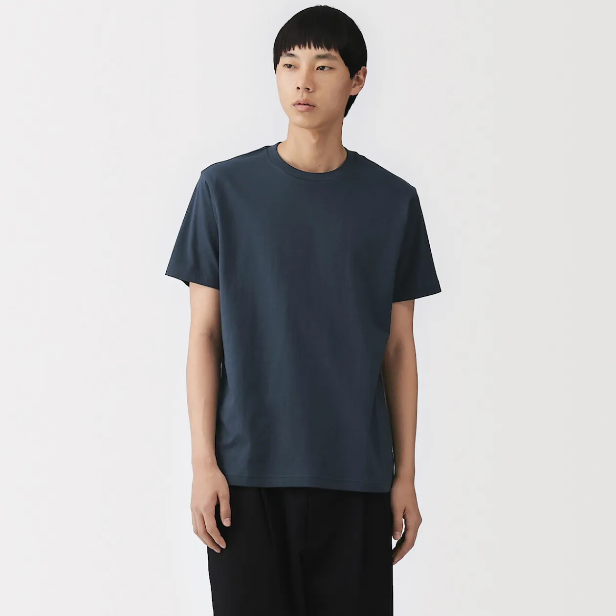 Hauts Et T‐Shirts^Muji T‐shirt en coton col rond manches courtes homme