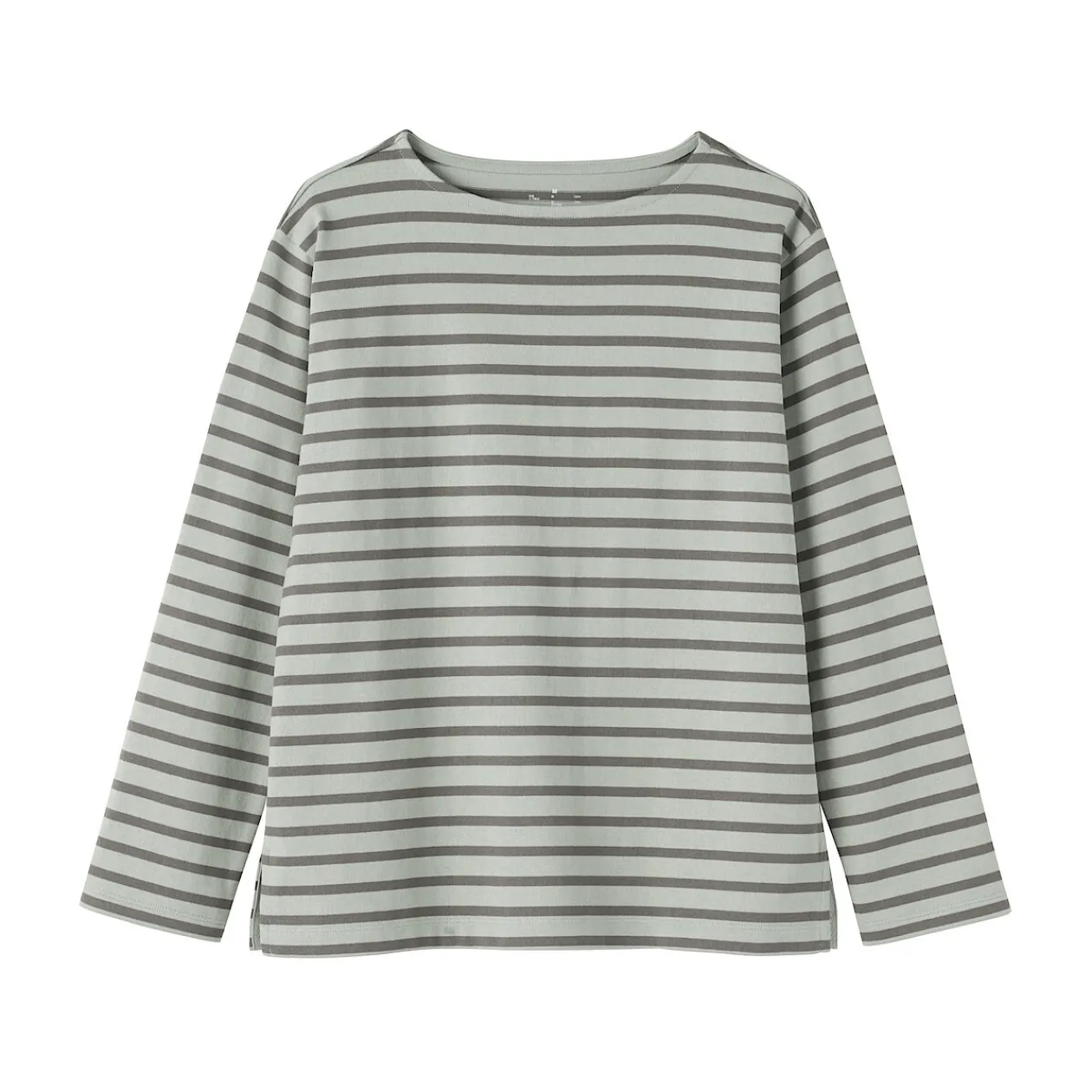 Hauts Et T‐Shirts^Muji T‐shirt en coton épais manches longues col bateau pour femme