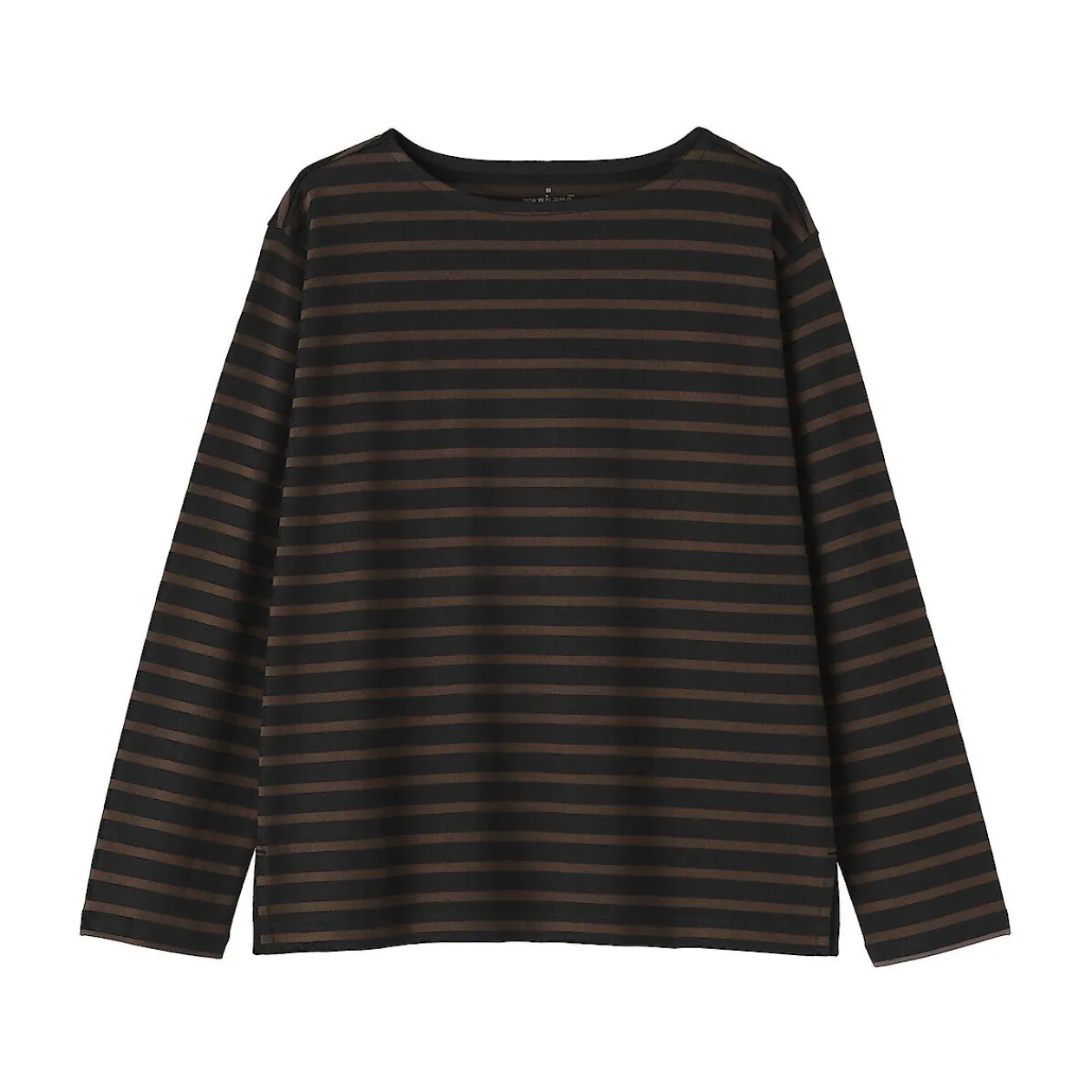 Hauts Et T‐Shirts^Muji T‐shirt en coton épais manches longues col bateau pour femme