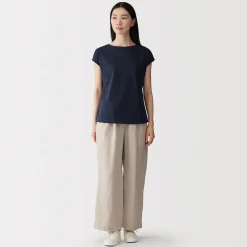 Hauts Et T‐Shirts^Muji T‐shirt en jersey à manches cap pour femme