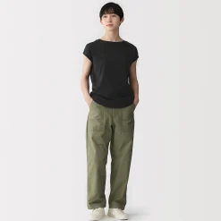 Hauts Et T‐Shirts^Muji T‐shirt en jersey à manches cap pour femme