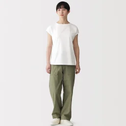 Hauts Et T‐Shirts^Muji T‐shirt en jersey à manches cap pour femme