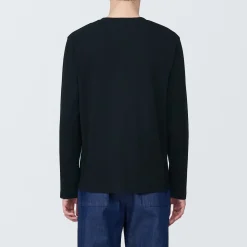 Hauts Et T‐Shirts^Muji T‐shirt en jersey de coton lavé manches longues pour homme