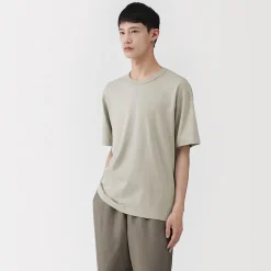 Hauts Et T‐Shirts^Muji T-shirt en jersey de coton biologique pour homme