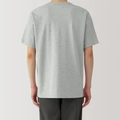 Hauts Et T‐Shirts^Muji T‐shirt en jersey de coton épais manches courtes pour homme