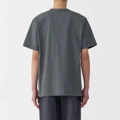 Hauts Et T‐Shirts^Muji T‐shirt en jersey de coton épais manches courtes pour homme