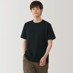 Hauts Et T‐Shirts^Muji T‐shirt en jersey de coton épais manches courtes pour homme
