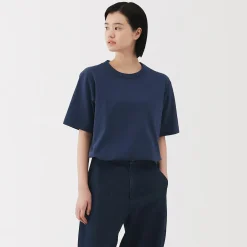 Hauts Et T‐Shirts^Muji T‐shirt en jersey de coton épais manches courtes pour homme