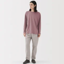 Hauts Et T‐Shirts^Muji T‐shirt en jersey de coton lavé manches longues pour homme