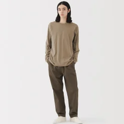 Hauts Et T‐Shirts^Muji T‐shirt en jersey de coton lavé manches longues pour homme