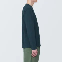 Hauts Et T‐Shirts^Muji T‐shirt en jersey de coton lavé manches longues pour homme