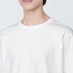 Hauts Et T‐Shirts^Muji T‐shirt en jersey de coton lavé manches longues pour homme