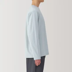 Hauts Et T‐Shirts^Muji T‐shirt en jersey de coton lavé manches longues pour homme