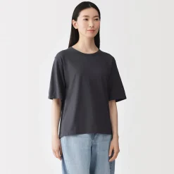 Hauts Et T‐Shirts^Muji T-shirt en jersey de coton biologique hautement torsadé pour femme