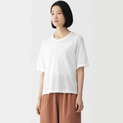 Hauts Et T‐Shirts^Muji T-shirt en jersey de coton biologique hautement torsadé pour femme