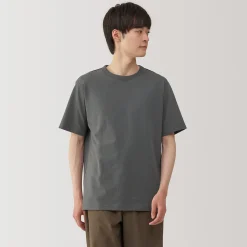 Hauts Et T‐Shirts^Muji T‐shirt en jersey de coton épais manches courtes pour homme