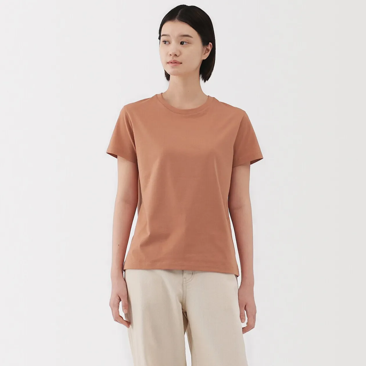 Hauts Et T‐Shirts^Muji T‐shirt en jersey pour femme