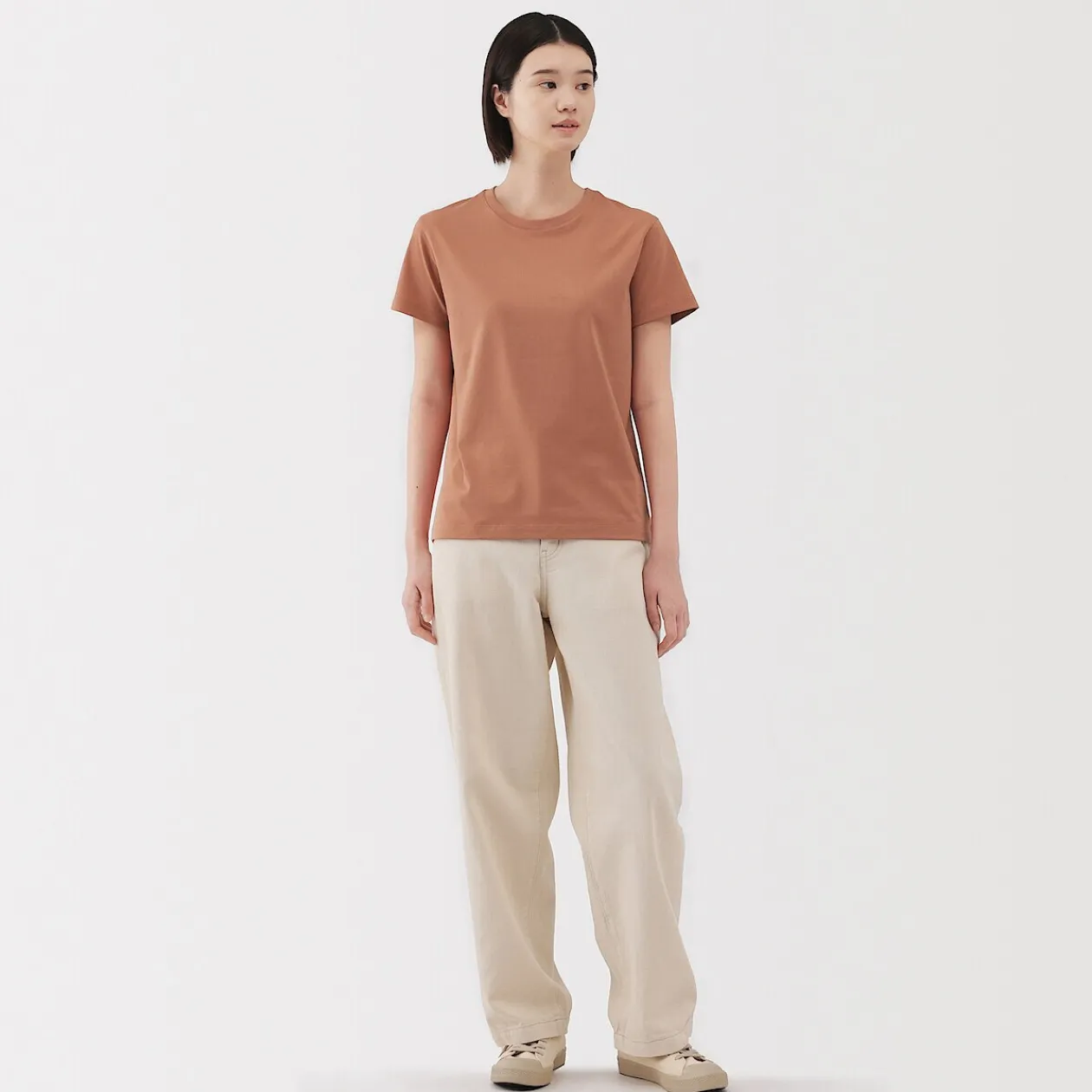 Hauts Et T‐Shirts^Muji T‐shirt en jersey pour femme