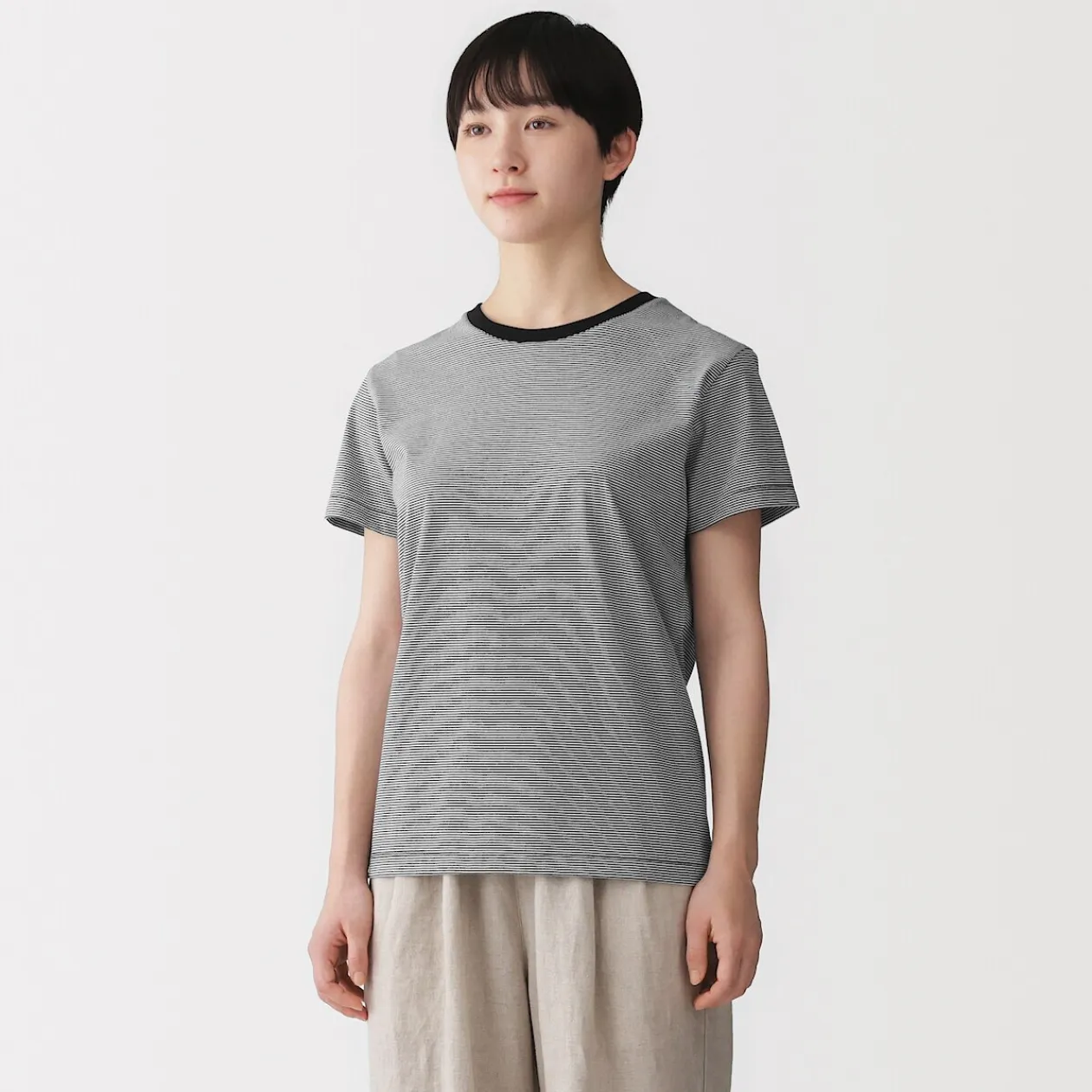 Hauts Et T‐Shirts^Muji T‐shirt en jersey pour femme