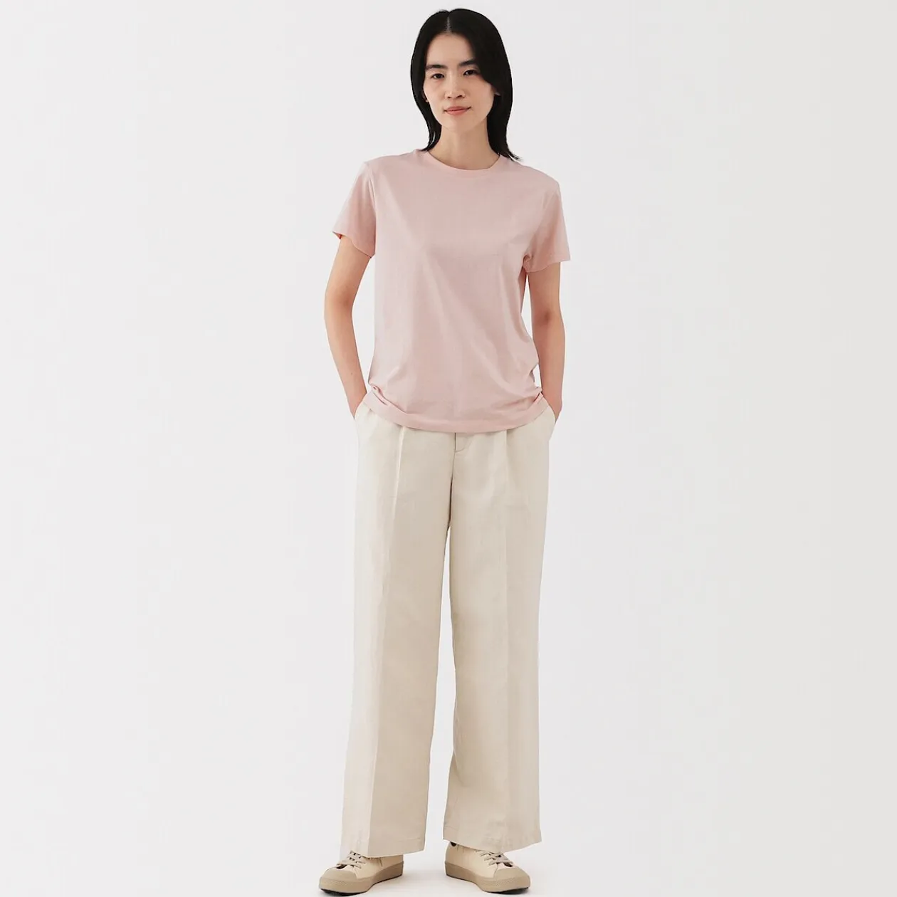 Hauts Et T‐Shirts^Muji T‐shirt en jersey pour femme