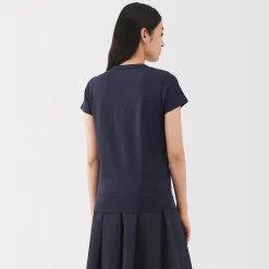 Hauts Et T‐Shirts^Muji T‐shirt en lin et coton pour femme