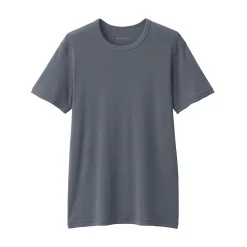Hauts Et T‐Shirts|Sous‐Vêtements^Muji T‐shirt manches courtes col crew en coton chaud pour homme