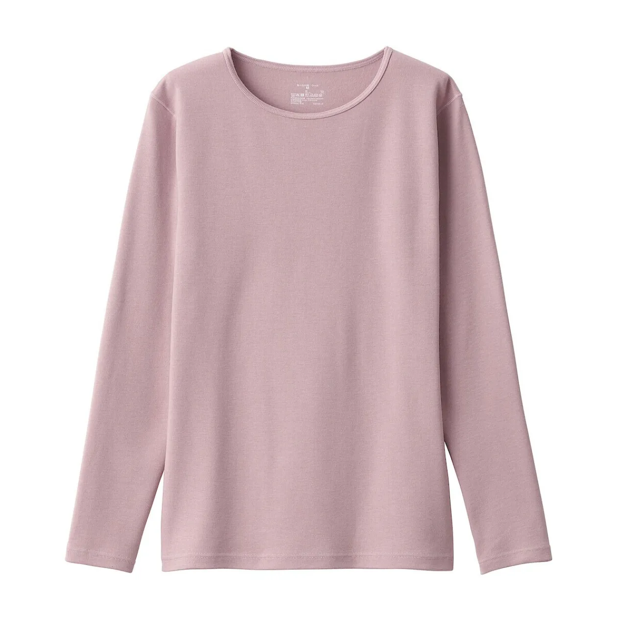 Hauts Et T‐Shirts|Sous‐Vêtements^Muji T‐shirt manches longues col rond en coton et laine chauds pour femme