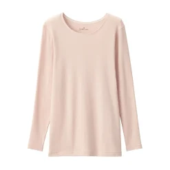 Hauts Et T‐Shirts|Sous‐Vêtements^Muji T‐shirt manches longues col rond en coton chaud pour femme