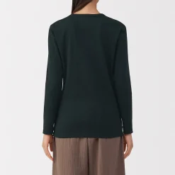 Hauts Et T‐Shirts|Sous‐Vêtements^Muji T‐shirt manches longues col rond en coton épais et chaud pour femme