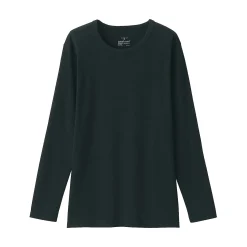 Hauts Et T‐Shirts|Sous‐Vêtements^Muji T‐shirt manches longues col rond en coton épais et chaud pour femme