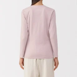 Hauts Et T‐Shirts|Sous‐Vêtements^Muji T‐shirt manches longues col rond en coton épais et chaud pour femme