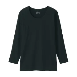 Hauts Et T‐Shirts|Sous‐Vêtements^Muji T‐shirt manches longues col U en coton épais et chaud pour femme