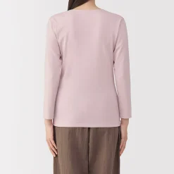 Hauts Et T‐Shirts|Sous‐Vêtements^Muji T‐shirt manches longues col U en coton épais et chaud pour femme