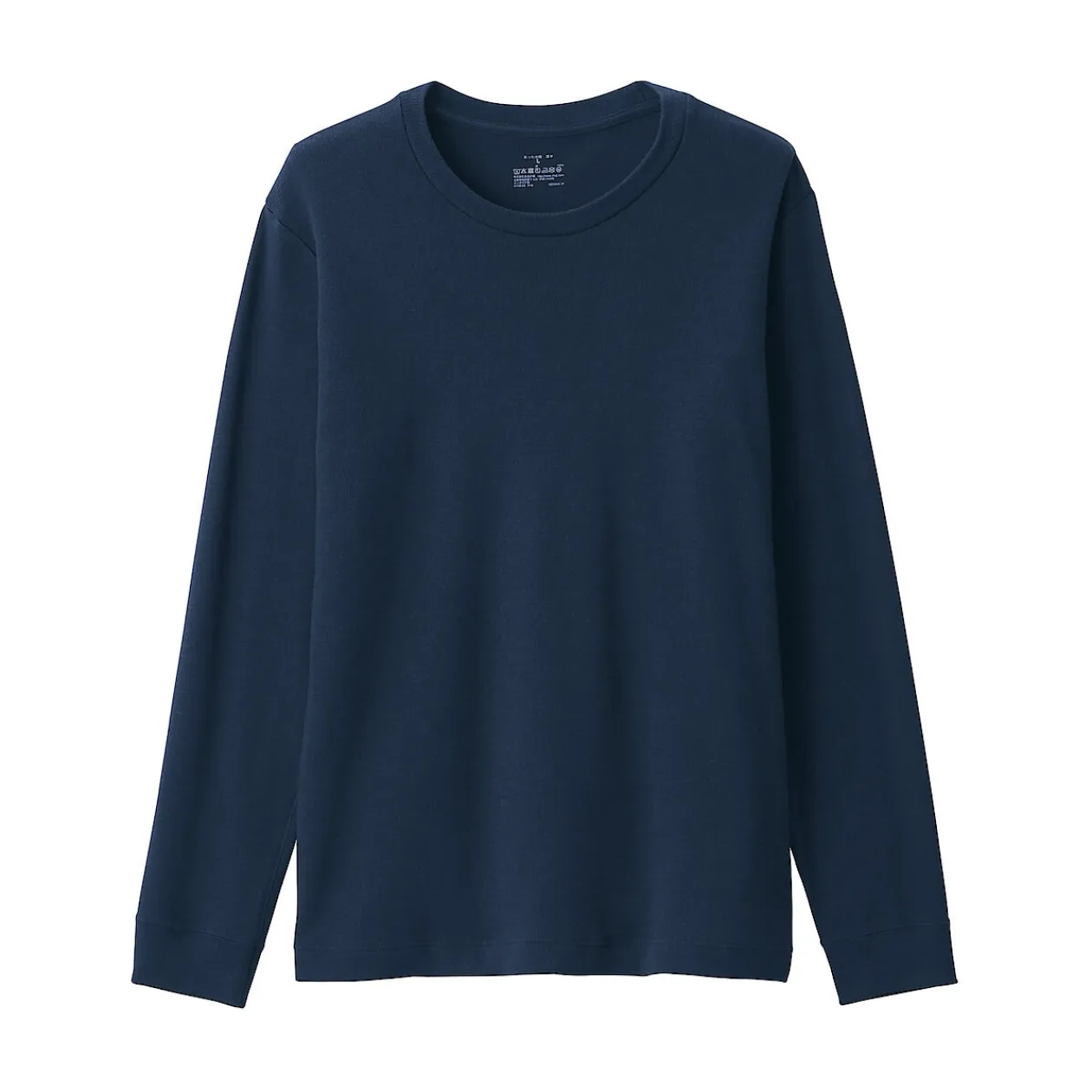 Hauts Et T‐Shirts|Sous‐Vêtements^Muji T‐shirt manches longues col rond en coton et laine chauds pour homme
