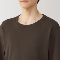 Hauts Et T‐Shirts|Sous‐Vêtements^Muji T‐shirt manches longues col rond en coton et laine chauds pour homme