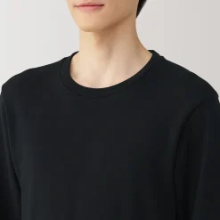 Hauts Et T‐Shirts|Sous‐Vêtements^Muji T‐shirt manches longues col rond en coton et laine chauds pour homme