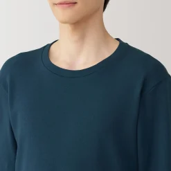 Hauts Et T‐Shirts|Sous‐Vêtements^Muji T‐shirt manches longues col rond en coton et laine chauds pour homme
