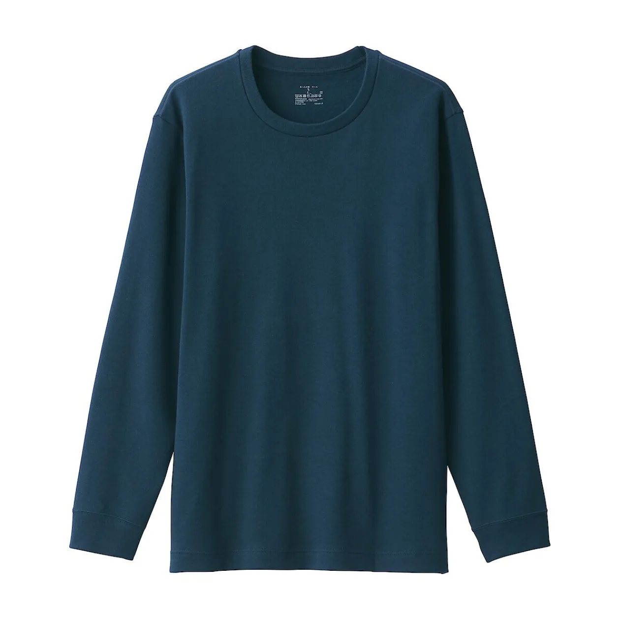 Hauts Et T‐Shirts|Sous‐Vêtements^Muji T‐shirt manches longues col rond en coton et laine chauds pour homme