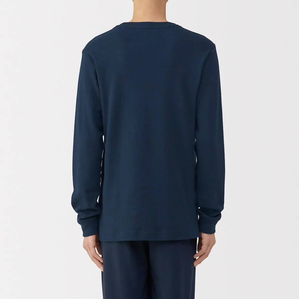 Hauts Et T‐Shirts|Sous‐Vêtements^Muji T‐shirt manches longues col rond en coton et laine chauds pour homme