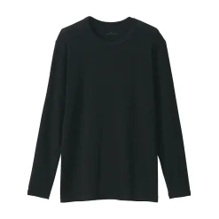 Hauts Et T‐Shirts|Sous‐Vêtements^Muji T‐shirt manches longues col crew en coton chaud pour homme