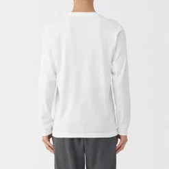 Hauts Et T‐Shirts|Sous‐Vêtements^Muji T‐shirt manches longues col U en coton épais et chaud pour homme