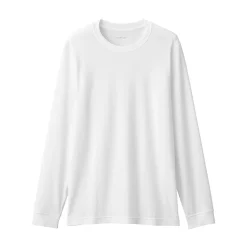Hauts Et T‐Shirts|Sous‐Vêtements^Muji T‐shirt manches longues col U en coton épais et chaud pour homme